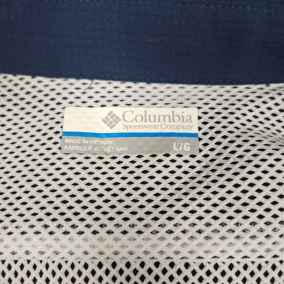 Columbia Performance Fishing Gear Lo Drag Long Sleeve Shirt Collegiate Navy Wome - Picture 10 of 12